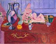 Matisse Henri Pink Statuette and Jug on a Red Chest of Drawers  - Hermitage